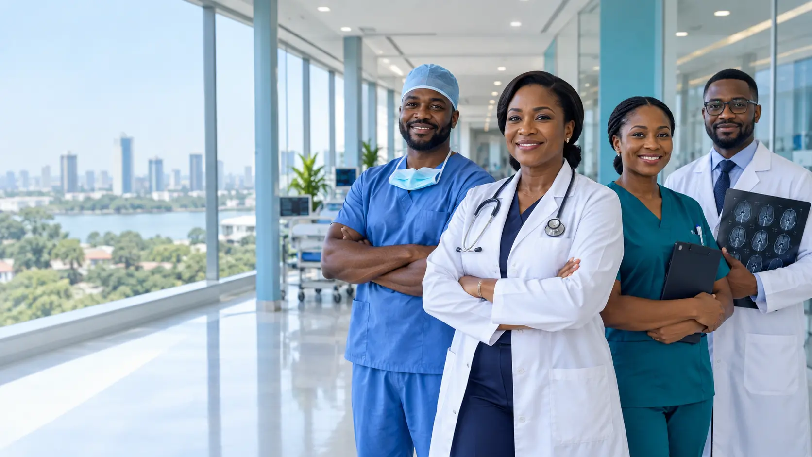 Nigerian medical team at Meridian Specialist Hospital